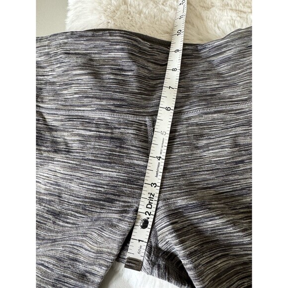 Lululemon Wunder Under Capri Womens 6 Black Space Dye Mid Rise Pull On Pants - Picture 5 of 9